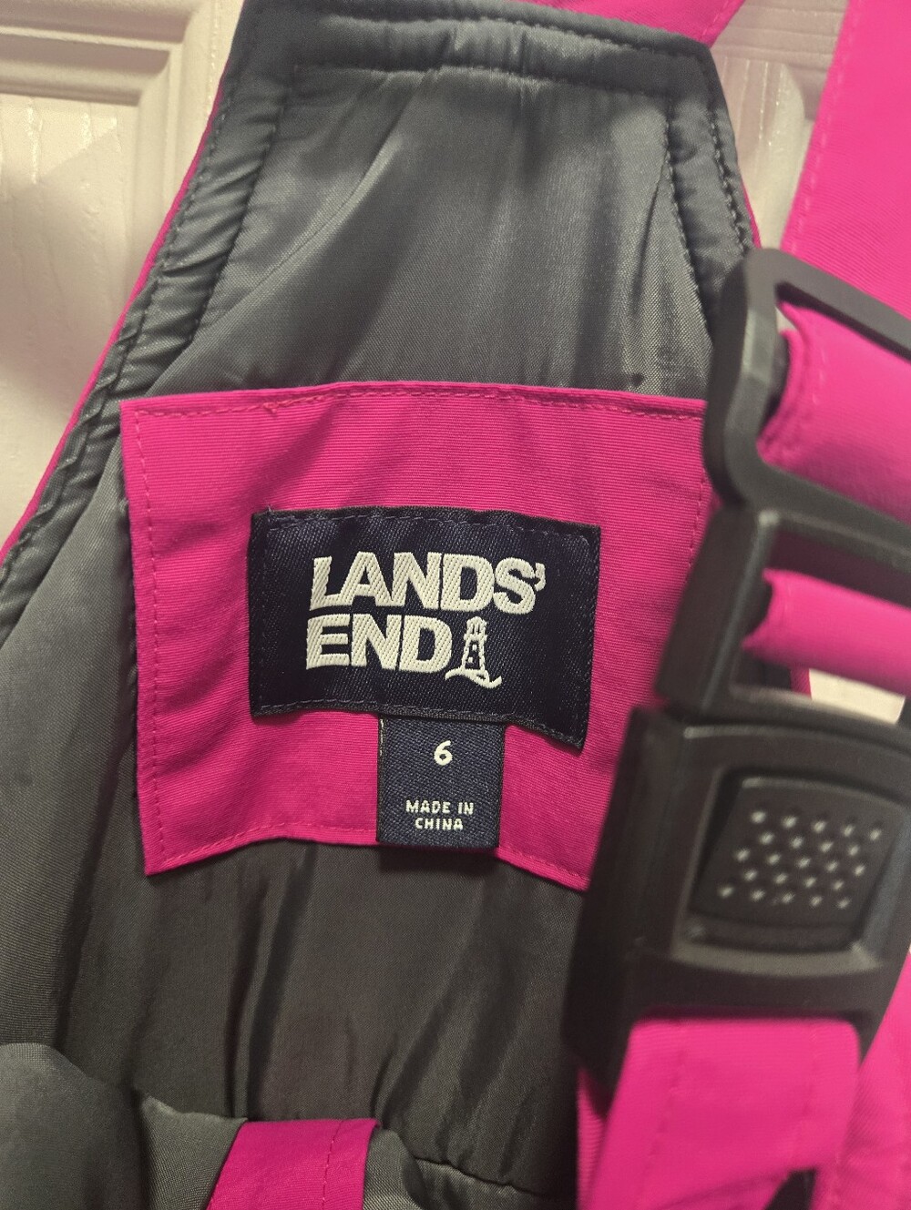 Lands End Snow Bib Size 6 - Picture 3 of 7